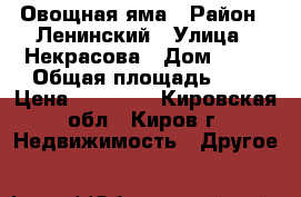 Овощная яма › Район ­ Ленинский › Улица ­ Некрасова › Дом ­ 79 › Общая площадь ­ 5 › Цена ­ 25 000 - Кировская обл., Киров г. Недвижимость » Другое   